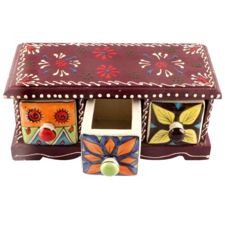 Spice Box-1436 Masala Rack Container Gift Item